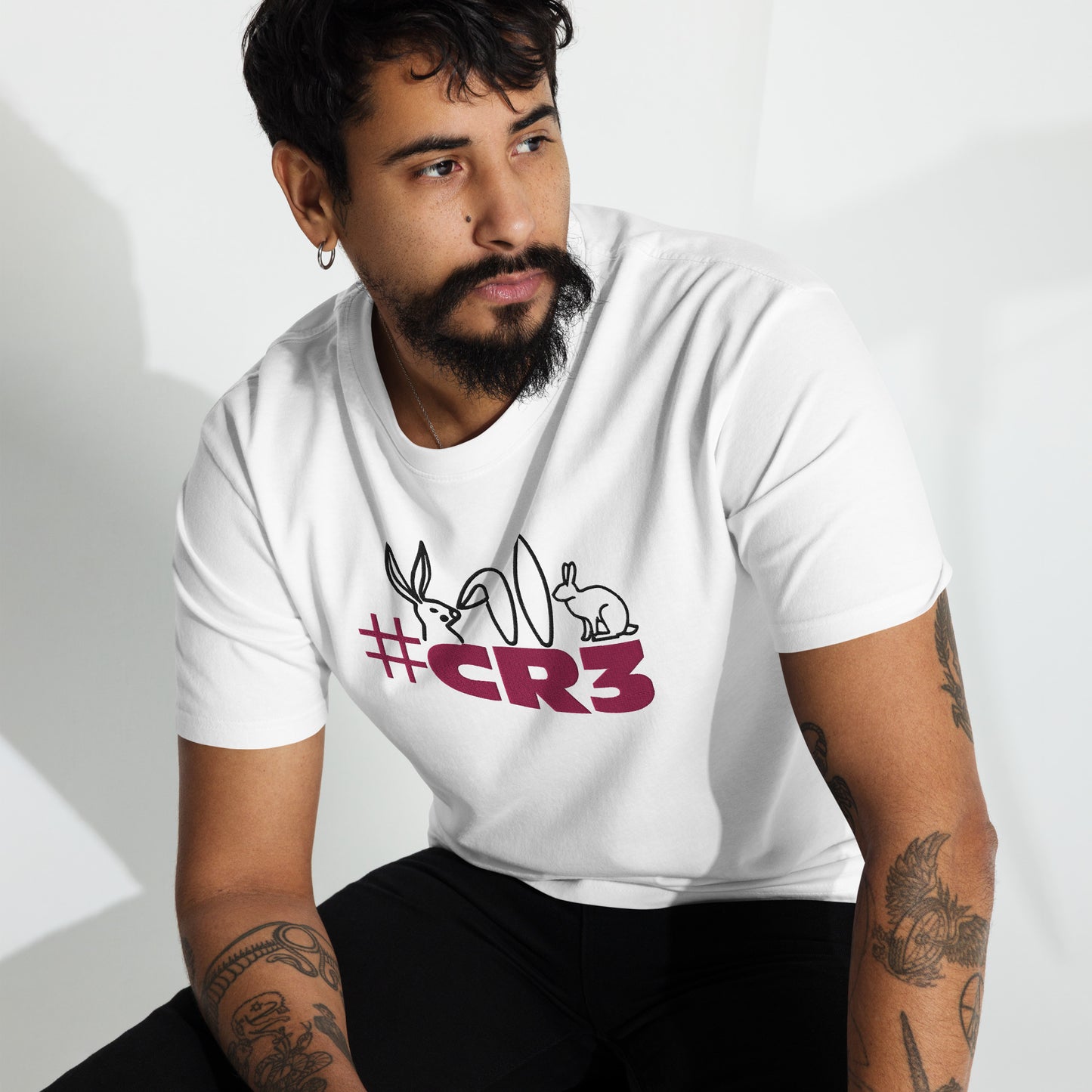 #CR3 Tシャツ ホワイト1