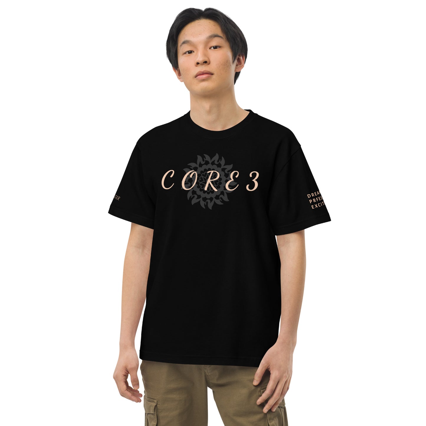 CORE3 マンダラ Tシャツ ゴールド