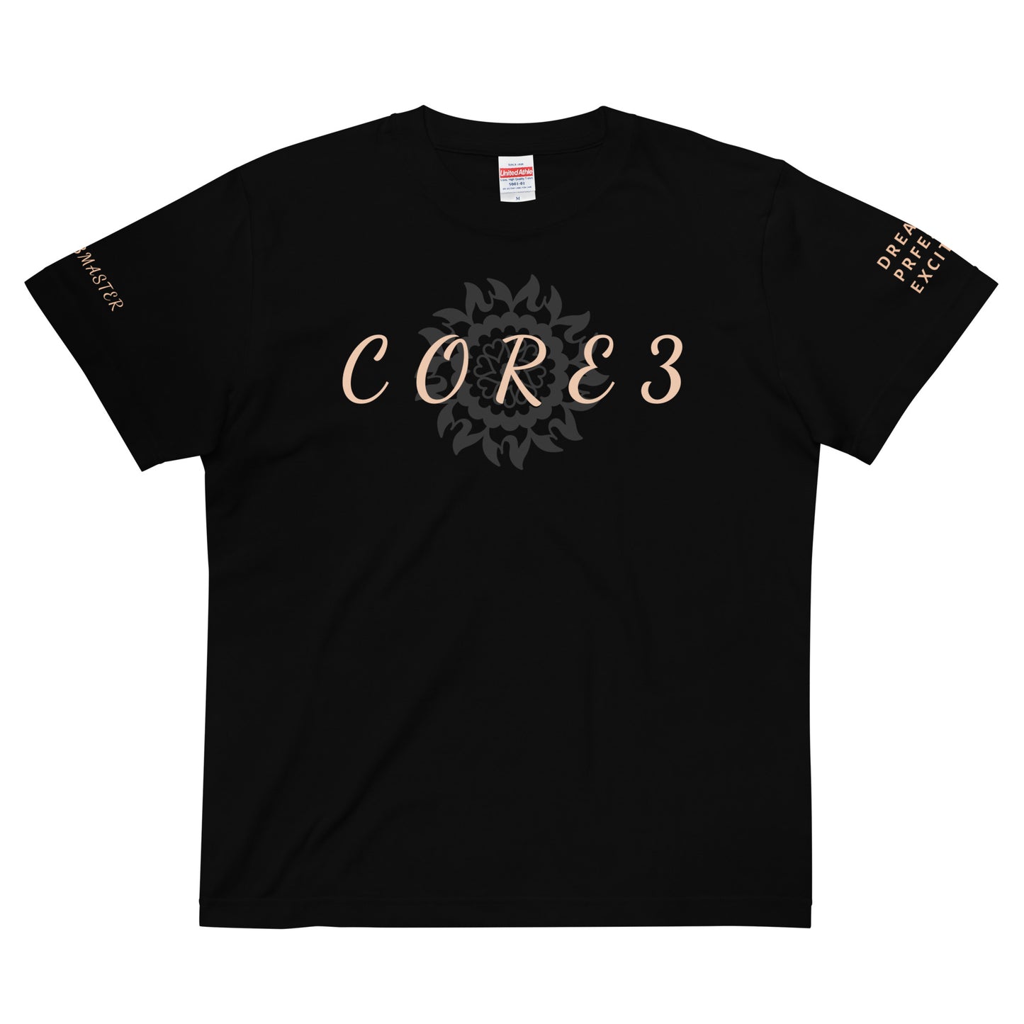 CORE3 マンダラ Tシャツ ゴールド