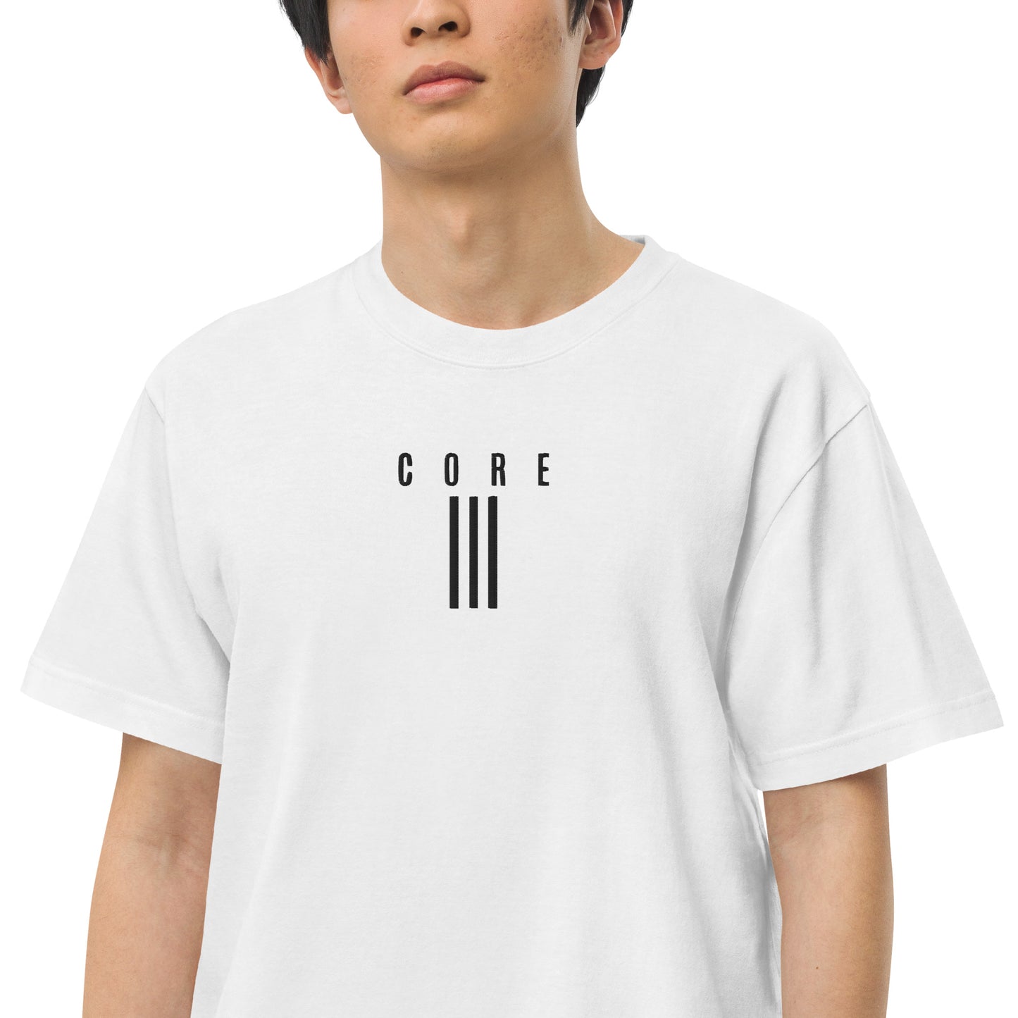 CORE3ストライプTシャツ ホワイト