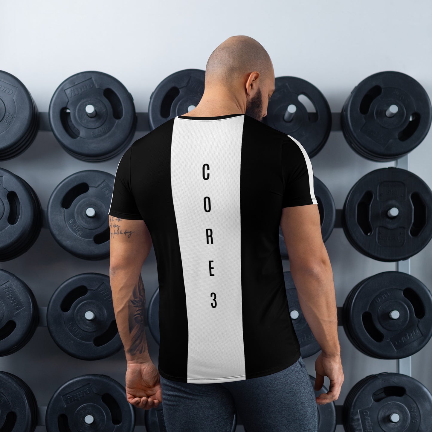 CORE3 アスレチックTシャツ黒1