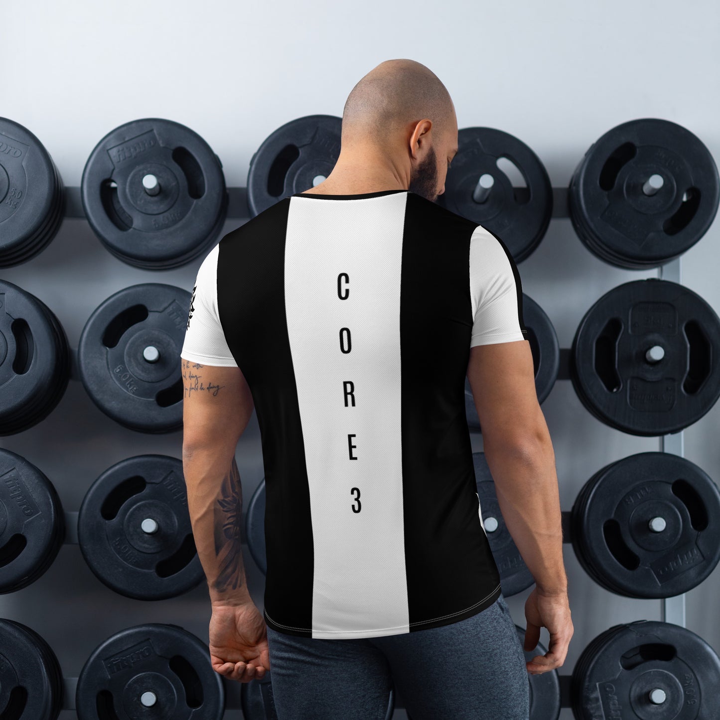 CORE3 アスレチックTシャツ黒2