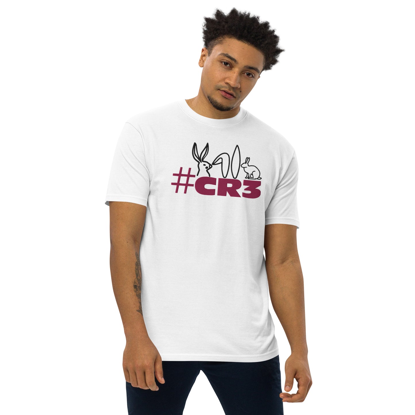 ＃CR3 Tシャツ ホワイト1