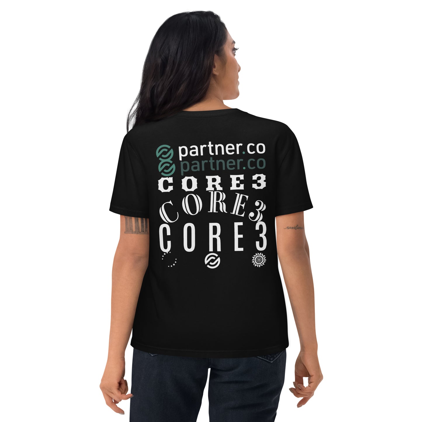 partner,core3 Tシャツ ブラック