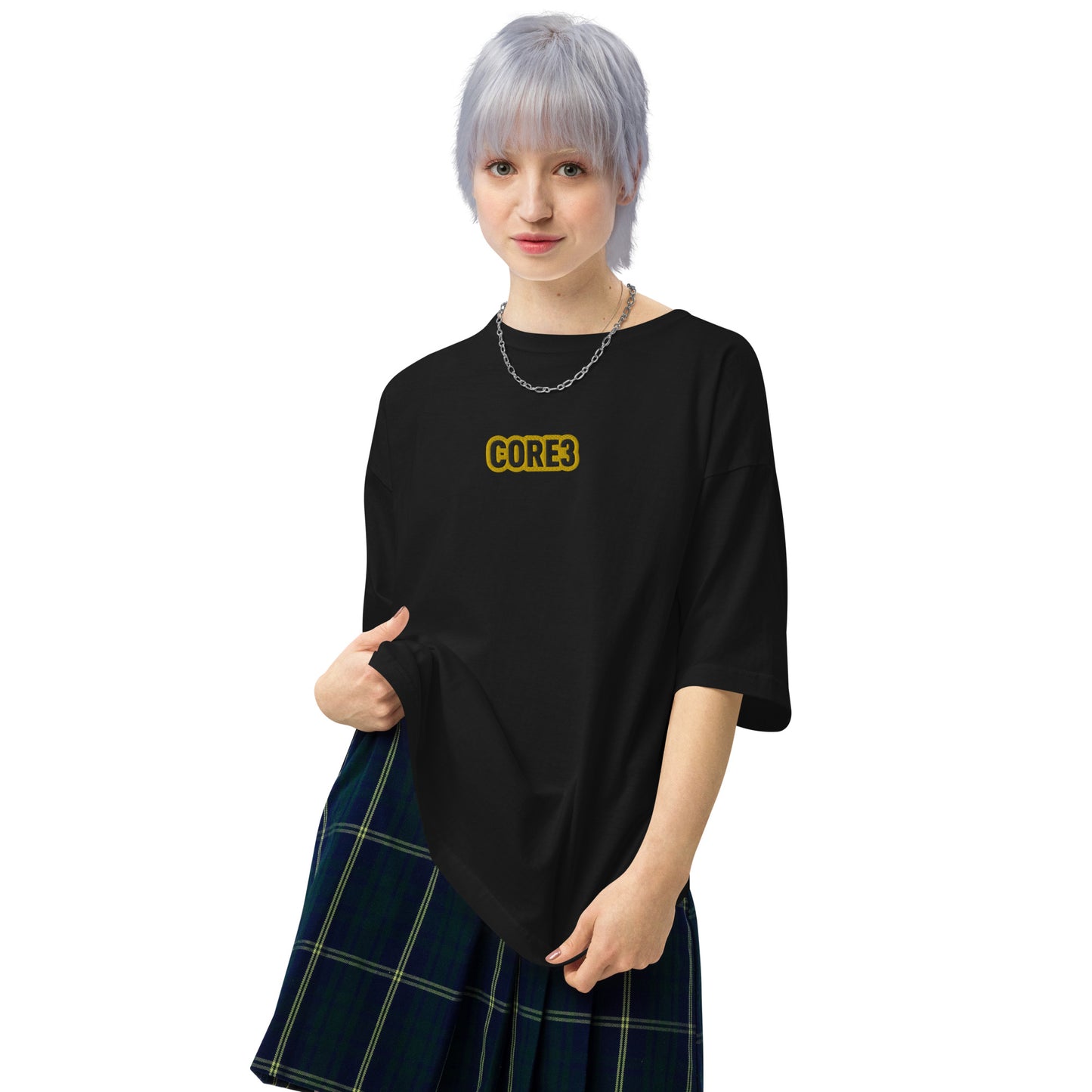 CORE3ビッグシルエット Tシャツ ブラック