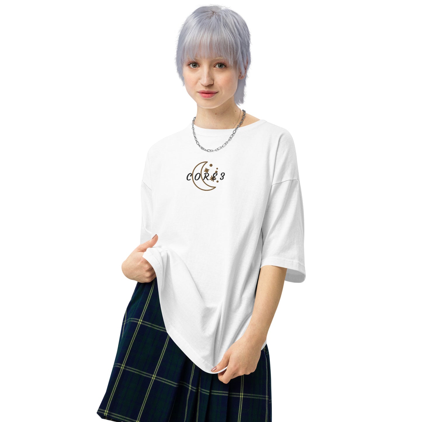 CORE3 ムーン ビッグ Tシャツ ホワイト