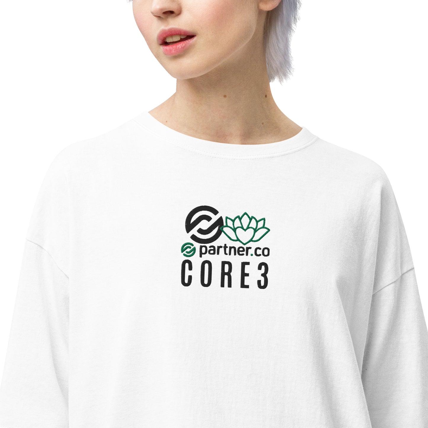 partner.core3 ビッグTシャツ ホワイト